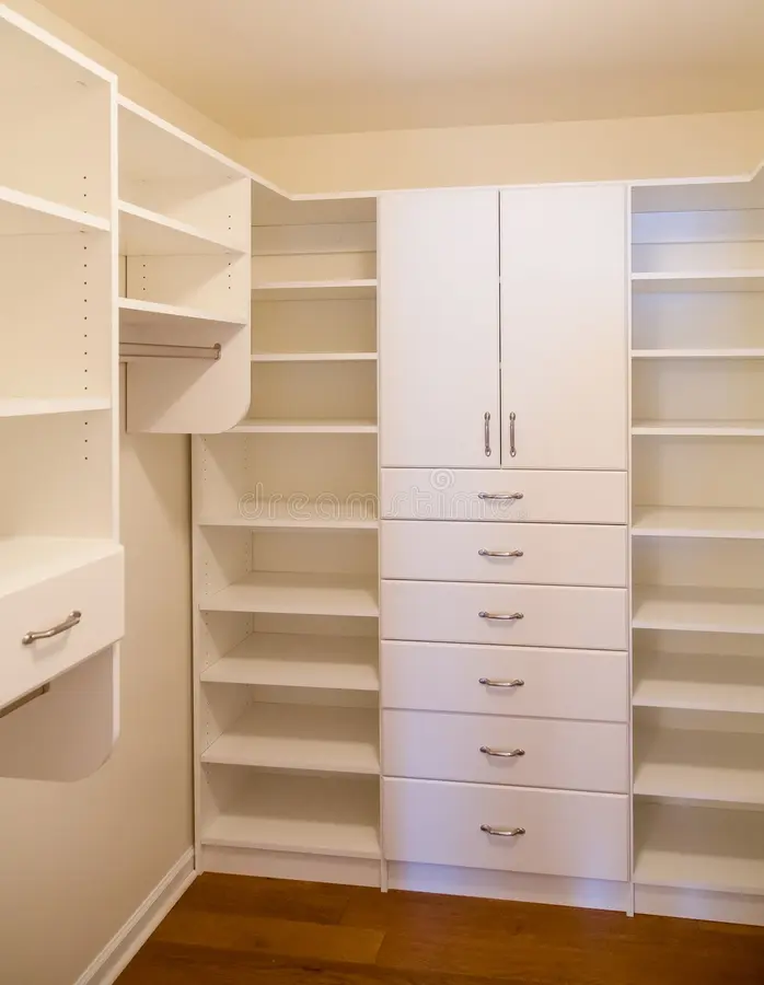 Ivory Oak closet finish